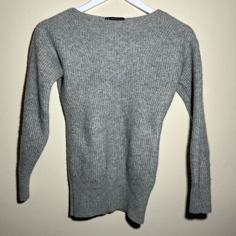 A|X ARMANI EXCHANGE GREY SWEATER